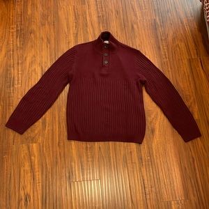 Calvin Klein Knit Merlot Sweater SzLG